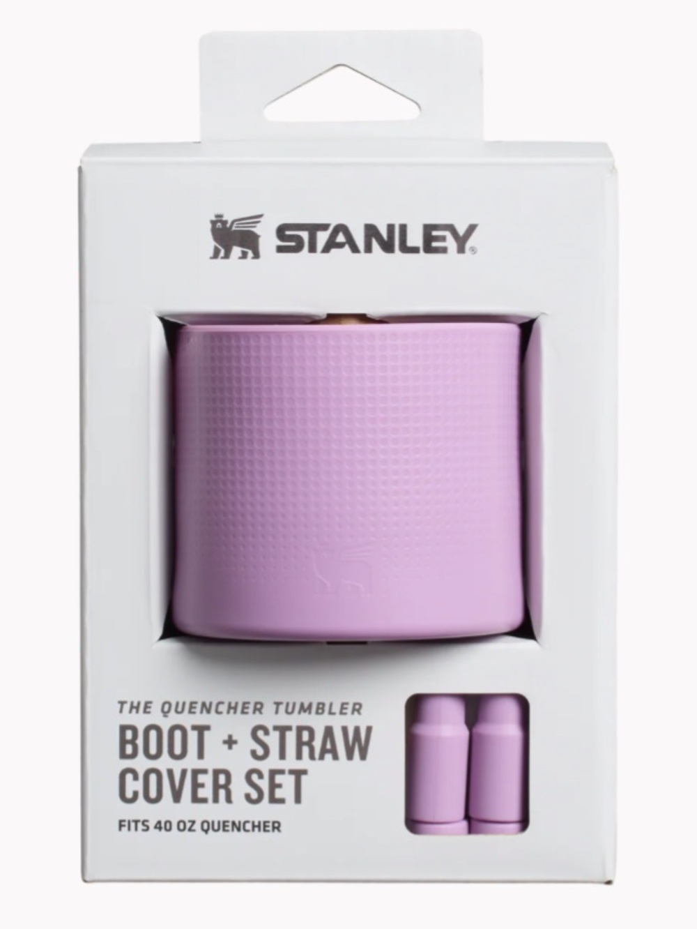 NIB Stanley Lilac Silicone Boot & Straw Cover Set for 40oz tumbler
